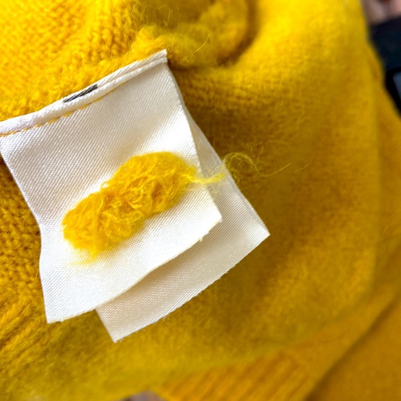 NWT cit:twa by Anthropologie Crossover Gold / Mustard Top - Picture 6 of 8